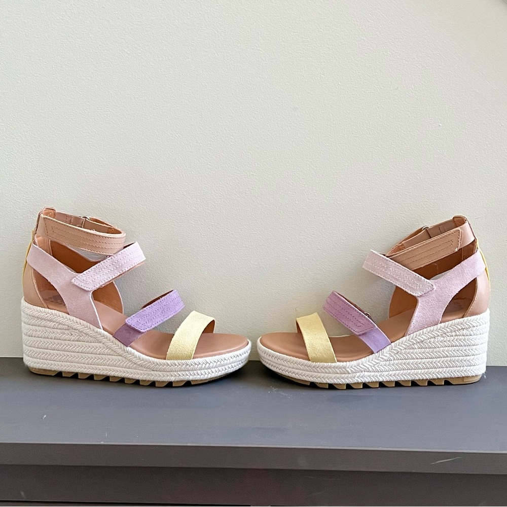 Sorel Multicolor Espadrille Wedge Sandals